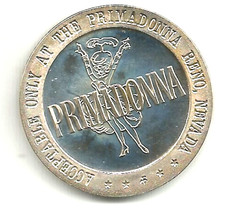 1, $1.00 Slot Token. Primadonna. Reno, NV. 1968 picture