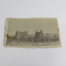 Early University Of Oregon Eugene Campus View Small Lithograph Print UO picture