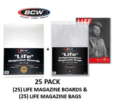 BCW - Life Magazine (25) Pack - Magazine Boards & Magazine Bags Set picture