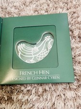 VTG Gunnar Cyren for Dansk 12 Days of Christmas French Hen Ornament w/Box picture
