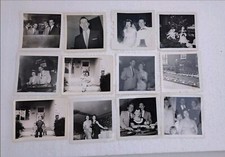 Lot of 1940's 1950's Original Black & White Photos People Couples etc picture