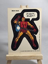 Vintage 1975 Topps Marvel Comic Book Heroes Stickers Iron Man **2 Asterisks picture