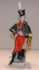 Vintage Dresden Napoleon Husarenoffz Porcelain Figurine 8
