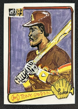 ACEO Sketch Trading Card Print * 1983 Donruss RC Tony Gwynn Padres Tribute* Art picture