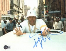 LL COOL J SIGNED AUTOGRAPH 8X10 PHOTO BAS BECKETT ROCK THE BELLS THE GOAT picture