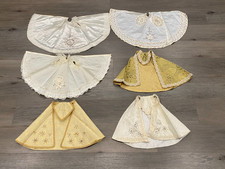 COLLECTION OF 6 VINTAGE INFANT OF PRAGUE STATUE VESTMENTS picture
