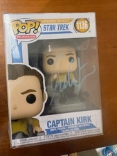 Captain Kirk Funko 1136 Signed by William Shatner picture