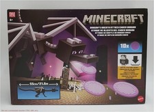 Minecraft Dragon's Breath Attack Ender Dragon Action Figure with 10 Discs SEE... picture
