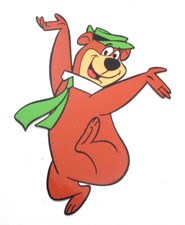 YOGI BEAR HANNA-BARBERA hat tie 1980s ORIGINAL PUBLICITY COLOR MODEL CEL picture