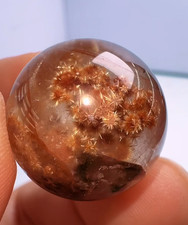 20mm Natural Quartz Crystal Ball Sunflower Sea Urchin Flower Sphere Reiki picture