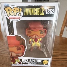 Funko Pop Television Invincible Rex Splode CHASE Vinyl Figure #1862 picture