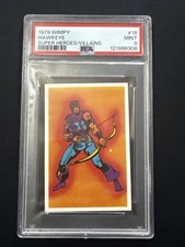 1979 Wimpy Super Heroes / Villains HAWKEYE PSA 9 Marvel #18 picture