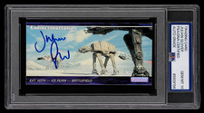 Signed Julian Glover General 1997 Topps STAR WARS Widevision Card RC Auto PSA 10 picture