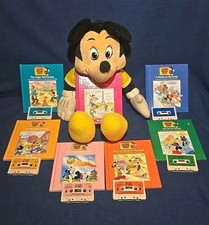 Vintage The Talking Mickey Mouse Cassette Player Worlds of Wonder Untested 1986 picture