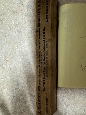 Vintage Schrader Tire Pressure Gauge w/ Pocket Clip, Nice Patina picture