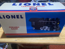 Lionel Ceramic Steam Locomotive Train Engine 773 Piggy Bank, Vehicles Theme picture
