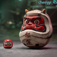 Yuanxing Shi Lucky Daruma Figure Statue Gift Collectible Tabletop Decor Gift New picture