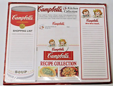 NEW Campbell's Soup Kitchen Collection, Recipe Booklet,Notepads '99, '00 Calendr picture