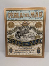 Perla Del Mar Cigar Advertising Plaque picture