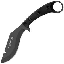 TOPS Trailhead Kukri Black Micarta Sniper Gray 1095 Fixed Blade Knife TDKR01 picture