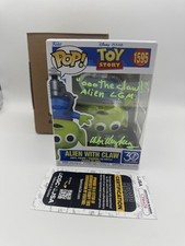DEBI DERRYBERRY SIGNED ALIEN WITH CLAW  TOY STORY #1595  FUNKO POP  JSA  picture