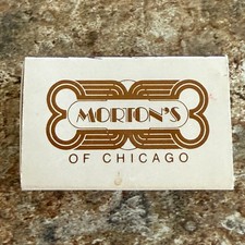 Vintage Morton's of Chicago Steakhouse Matchbox Full Matches Denver Atlanta DC picture