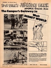 Yogi Bear's Jellystone Park Camper's Gateway Disney World Apopka FL 1974 Ad TB7 picture