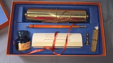 Millennium Treasures English Brass Keepsake Calligraphy Kit Stuart Houghton Y2K picture