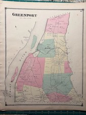Map of  Greenport,  NY from 1873 atlas picture