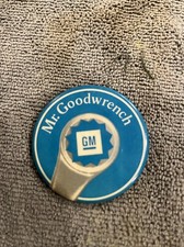 Vintage GM Mr Goodwrench Pinback General Motors Chevrolet Mechanic Pin Button picture