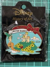 Disney History of Art Pin Badge WATER BABIES 1935 picture