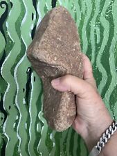 Native American Indian Stone Geofact Paleo Artifacts Rock Hammer Tool Marked picture