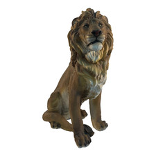 Early 21st Century Large Regal Lion Statue picture