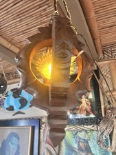 NEW Witco Style Lamp W/Real Pufferfish lamp Y Led Tiki bar Oceanic picture