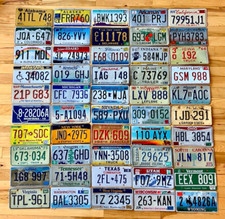 50 State Set of US License Plates in Craft Condition picture