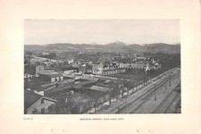 antique 1899 illustrations Brigham St Mormon Temple Block Salt Lake City UT UTAH picture