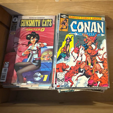 Lot of 150 vintage Marvel/DC comic books/manga, look in description** picture