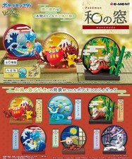 Re-Ment Pokemon Japanese Style Window - Full Box Set of 6 picture