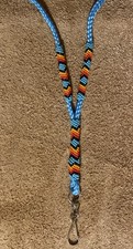 One Beautiful New Native American Lakota Sioux partially  Beaded Lanyard ￼ picture