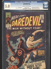 Daredevil #7 CGC 5.0 First Red Suit Daredevil picture
