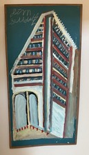 Lg Jimmy Lee Sudduth Original Painting African American Southern Folk Art picture