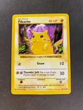 Shadowless Red Cheeks Pikachu - 58/102 - Base Set - Vintage 1999 Pokemon Card picture