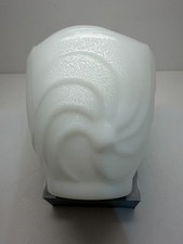 Vintage E.O. Brody White Milk Glass Ribbed Scalloped Planter Bowl USA picture