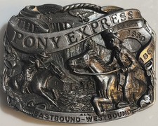 Pony Express Buckle for Belt (Collector’s Edition 484) , Produced By Dart Inc. picture