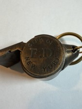 Vintage FDNY Chiefs Whistle Still Works picture