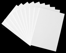 CleverDelights 8 x 12 Inch White Foam Sheets - 10 Pack - 1/4