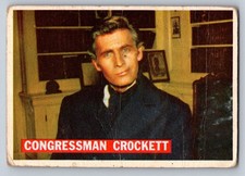 1955 Topps Walt Disney Davy Crockett Card 43 Congressman Crockett Fess Parker picture