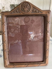 VTG 30s OrnaWood American Eagle Picture Frame Military Patriotic Colonial Rustic picture