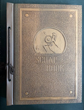 Ca. 1940 Scrap Book 10.2 x 13.8 in, all blank pages NEVER USED picture