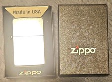 Genuine Zippo Lighter 207 Regular Street Chrome Made in USA New in Box picture